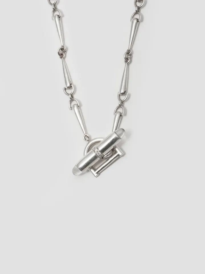 Hot Cousteau Barbell Toggle Necklace All