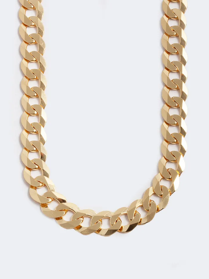 Clearance Flat Curb Chain All|Necklaces