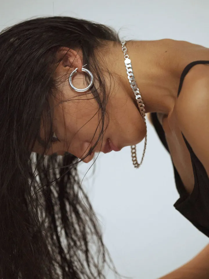 New Flat Curb Chain All|Necklaces