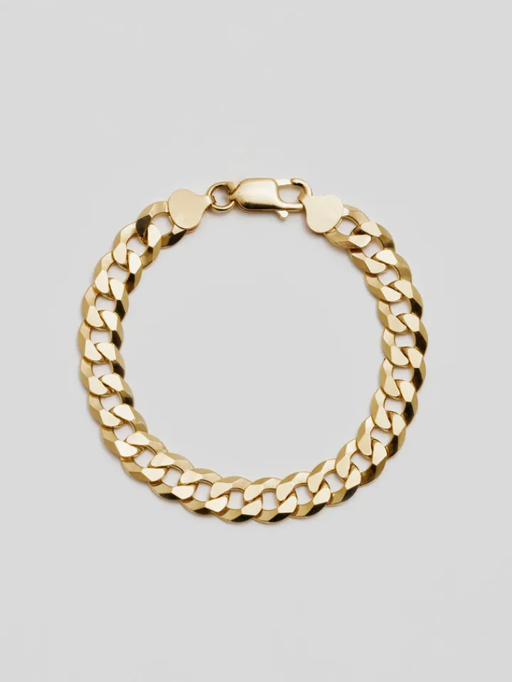 Hot Flat Curb Chain Bracelet All|Bracelets