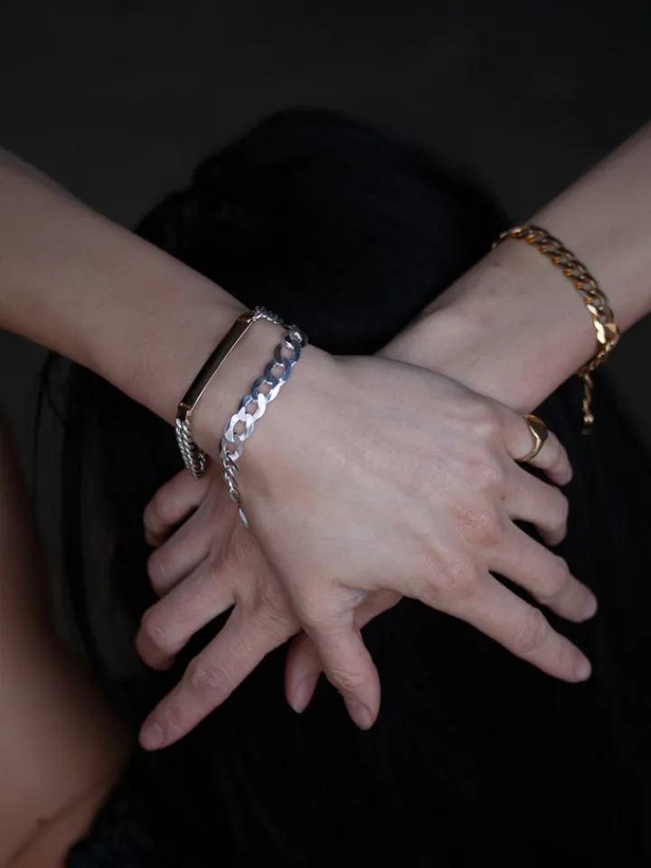 Sale Flat Curb Chain Bracelet All|Bracelets