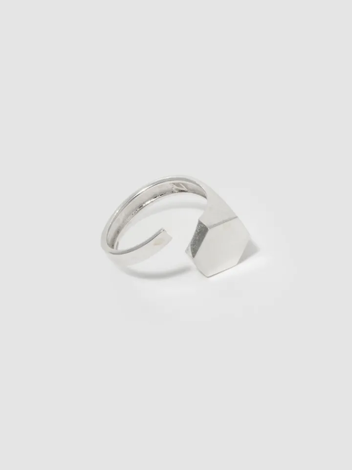 New Hexagon ID Signet All|Rings