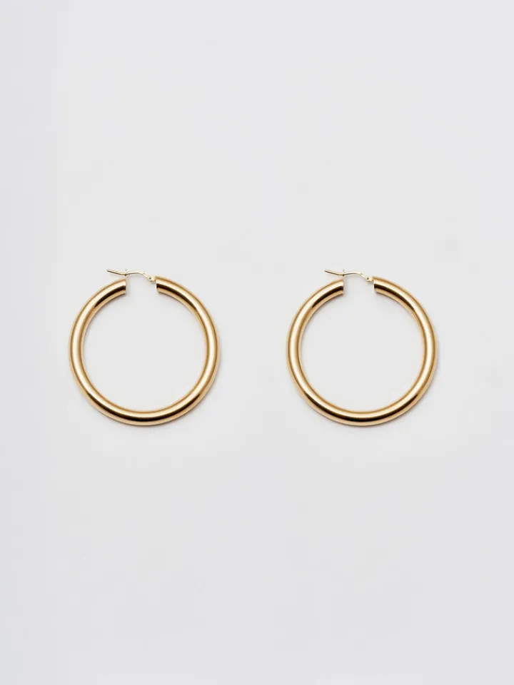 Hot Large Tru Hoops All|Earrings