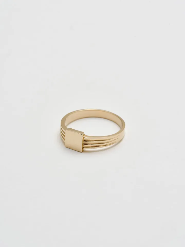 Best Mini Square ID Signet All|Rings