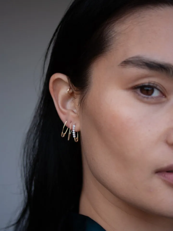 Best Mini Triangle Safety Pin Earring All|Earrings