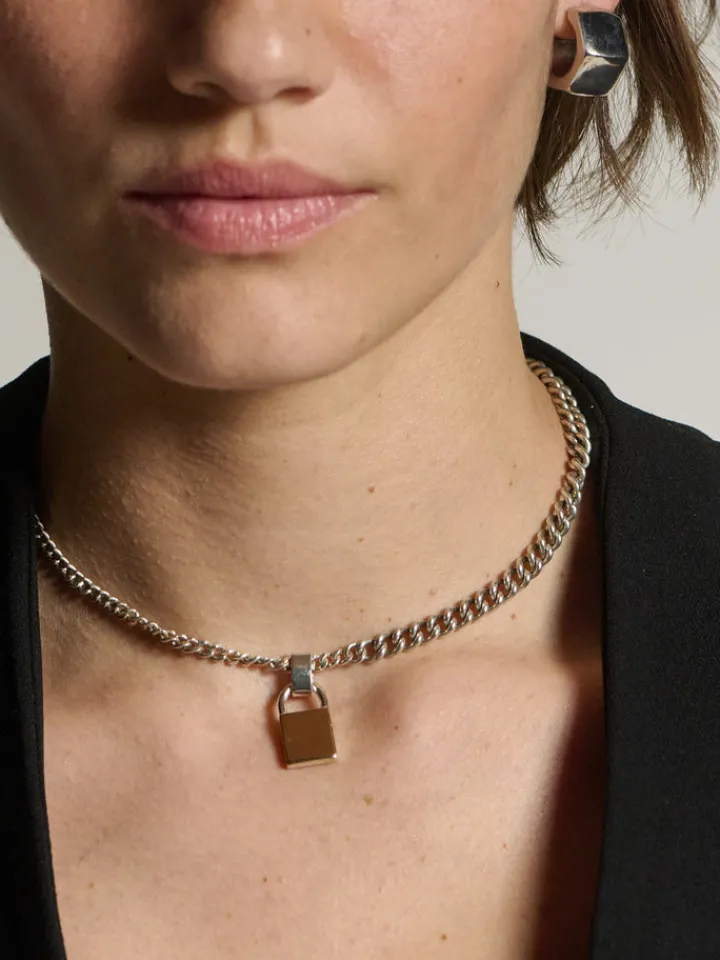 Clearance Mixed Metal Padlock Pendant All|Pendants