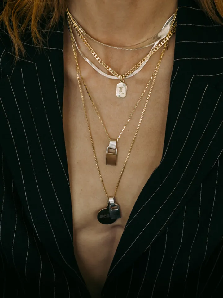 Clearance Mixed Metal Padlock Pendant All|Pendants