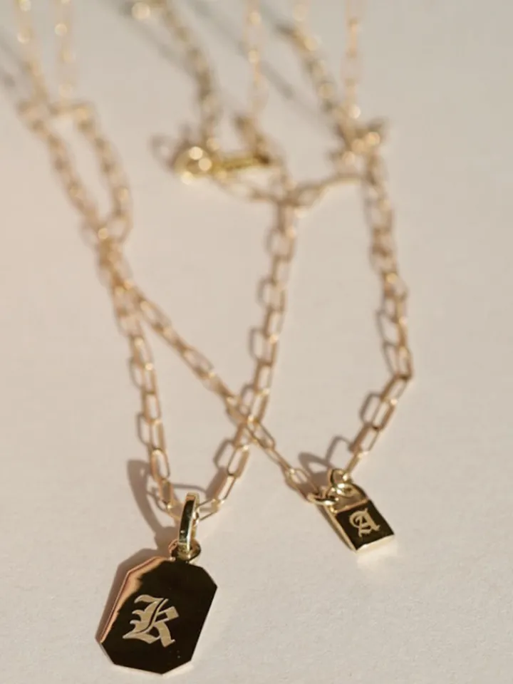 Clearance Octagonal ID Pendant All|Necklaces
