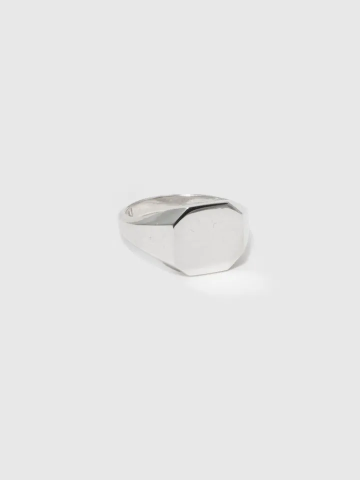 Sale Octagonal ID Signet All|Rings