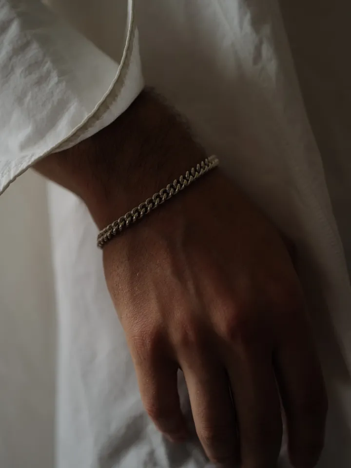 New Petite Industrial Curb Chain Bracelet All|Bracelets
