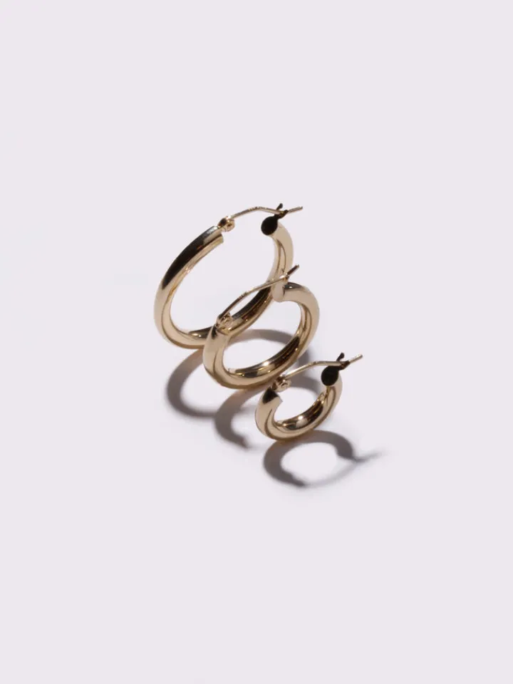 Clearance Sol Hoops All|Earrings