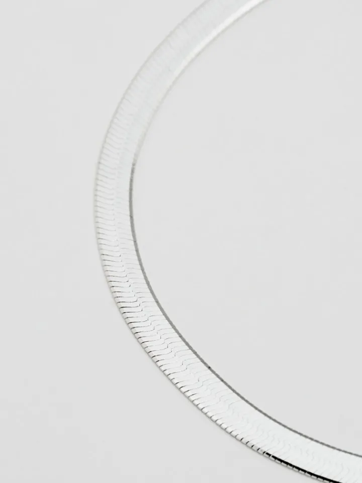 New Sterling Silver Herringbone Bracelet All|Bracelets