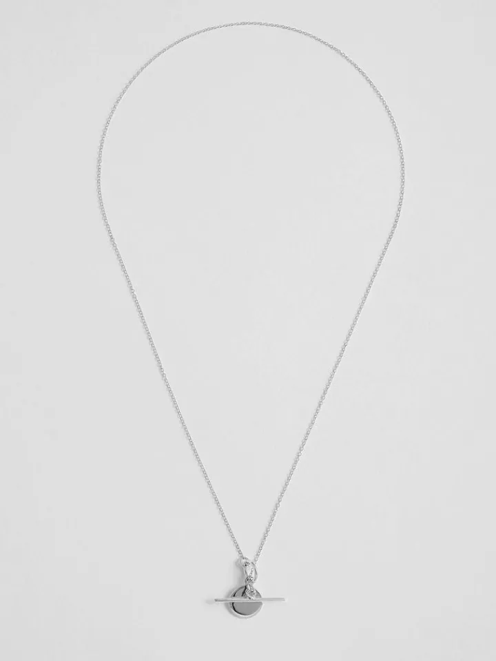 Best Sterling Silver Mini Disk & Toggle Necklace All|Necklaces