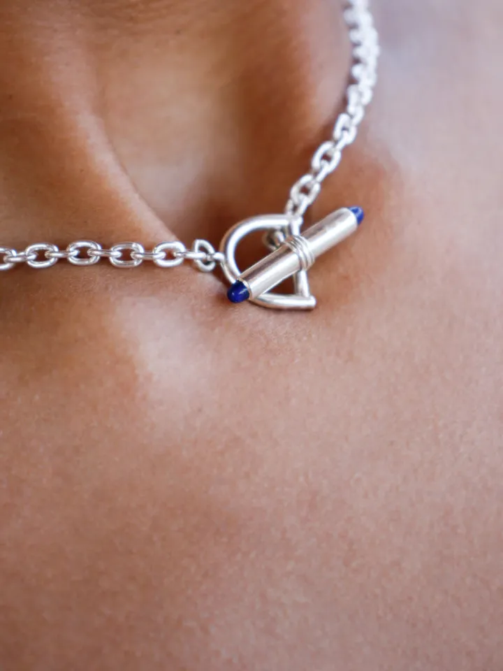 Discount Stone Barbell Toggle Necklace All