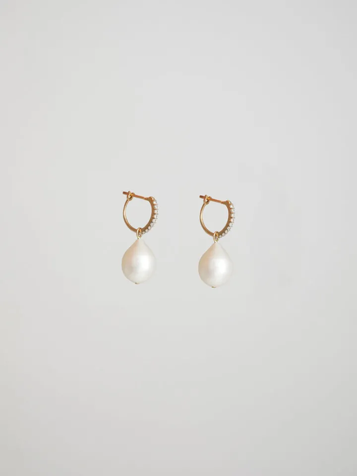 Outlet Teardrop Huggies All|Earrings