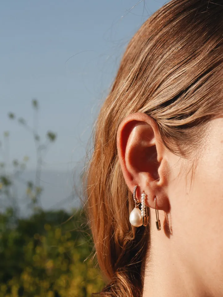 Outlet Teardrop Huggies All|Earrings