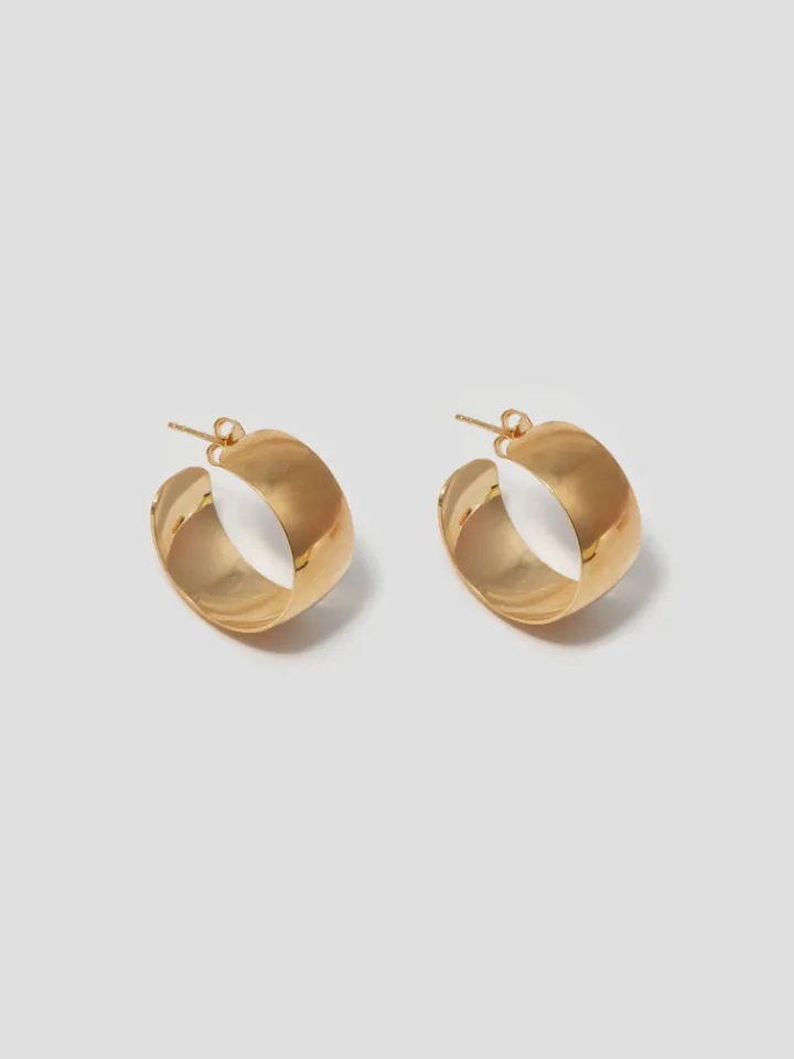 Sale Vermeil Midi Dome Hoops All|Earrings