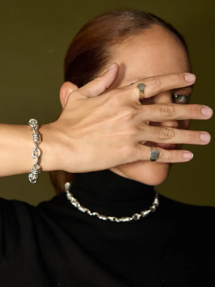 New Whorl Chain Bracelet All