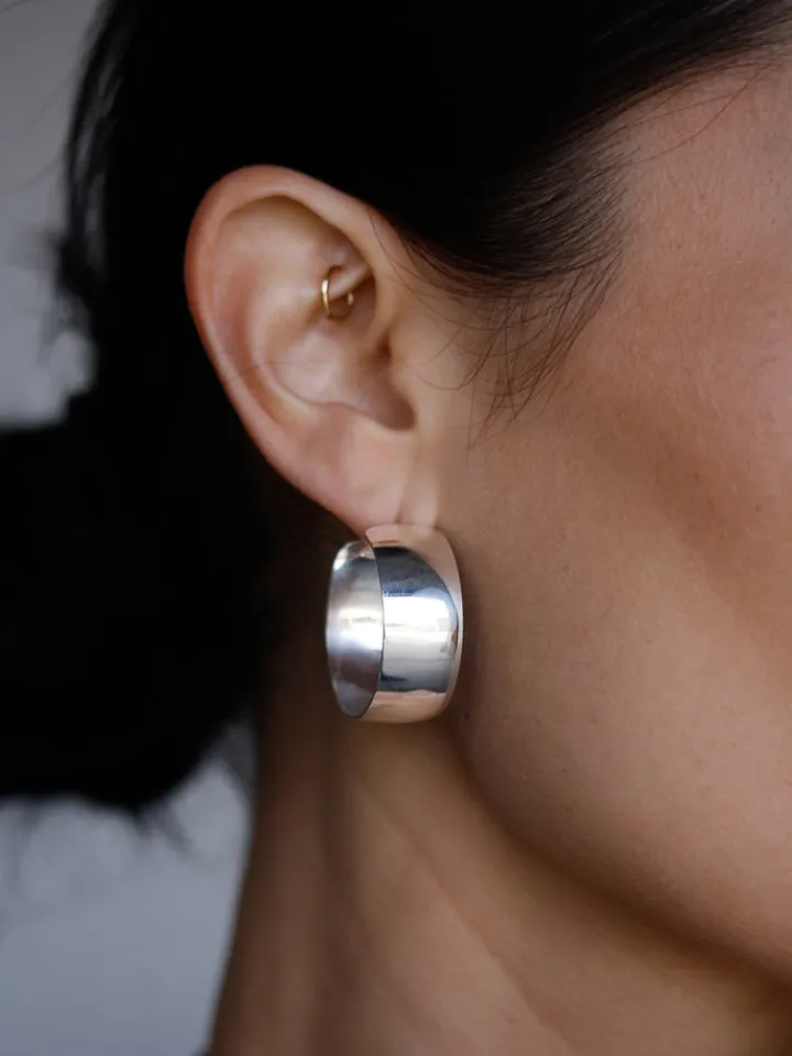 Outlet XL Dome Hoops All|Earrings