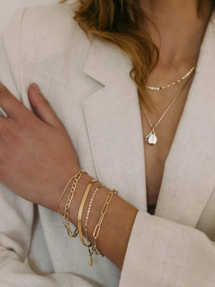 New XL Figaro Chain Bracelet All