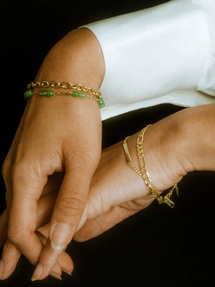 New XL Figaro Chain Bracelet All