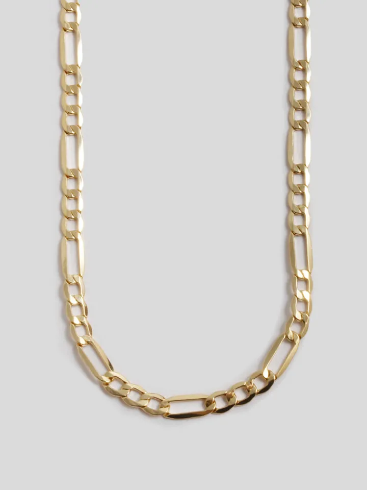 Fashion XL Figaro Chain Necklace All|Necklaces
