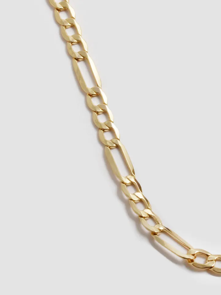 Fashion XL Figaro Chain Necklace All|Necklaces