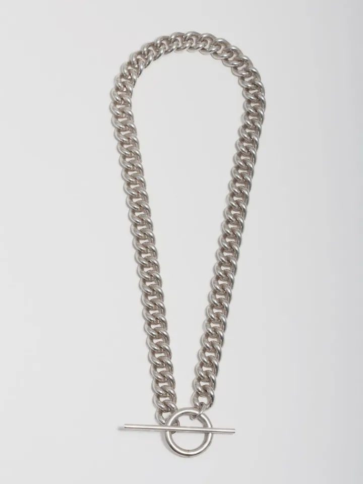 Outlet XL Industrial Curb & Toggle Necklace All