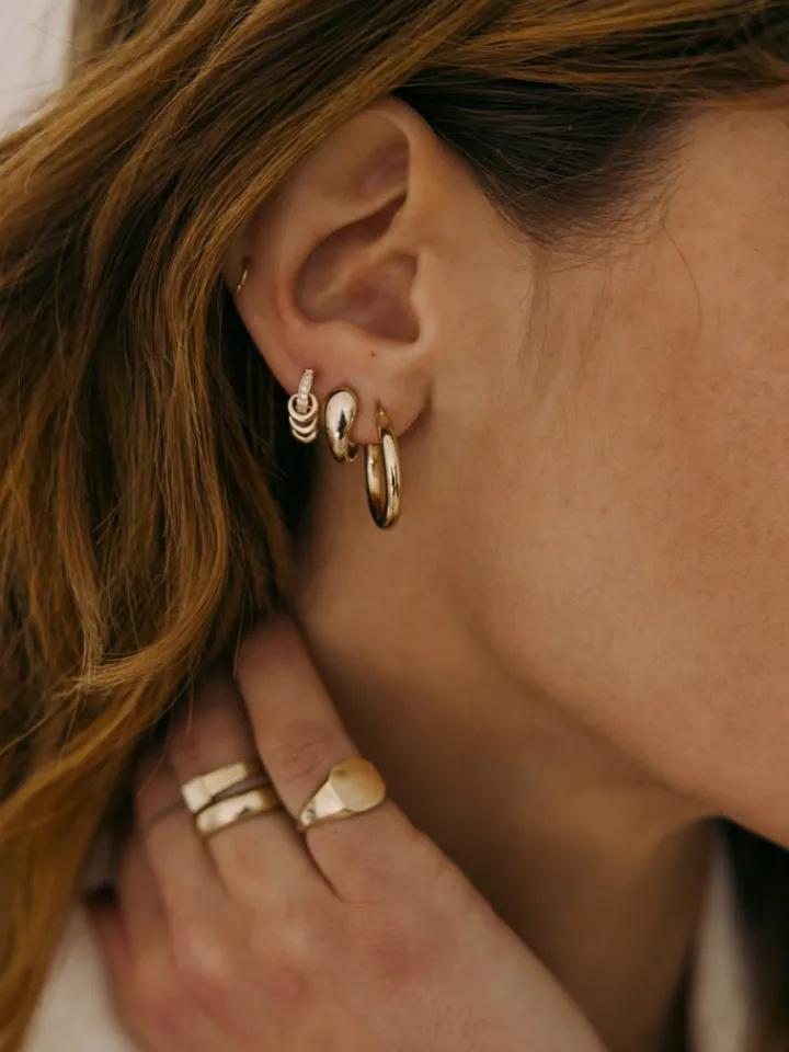 New XL Sol Hoops All|Earrings